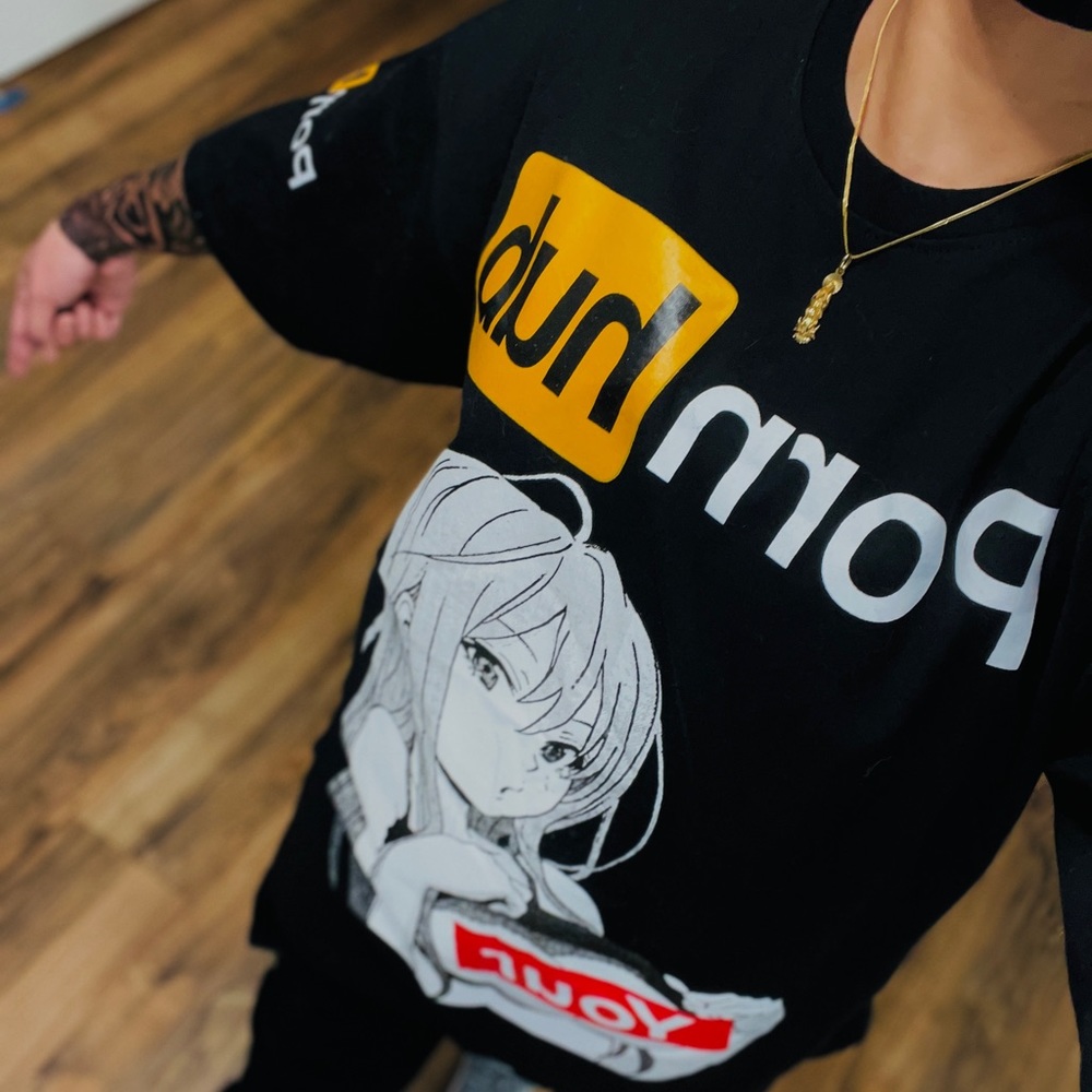 Porn Hub Oversized T - Shirt